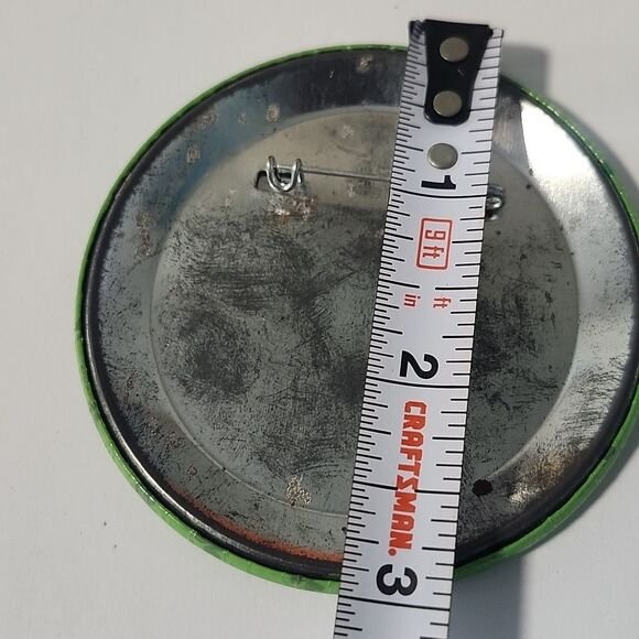 Vintage 1990s Budweiser Button Pin St. Patricks Day - Picture 4 of 4